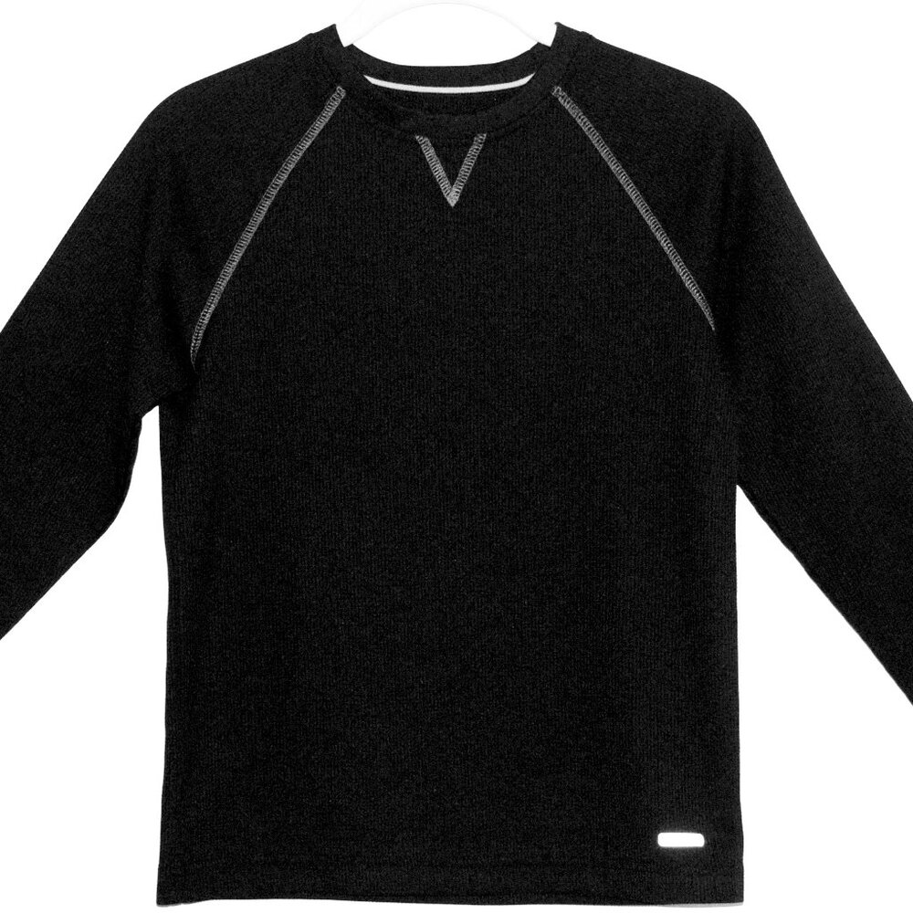 Tek Gear Long Sleeve Performance Crewneck Thermal Raglan T-Shirt - Medium